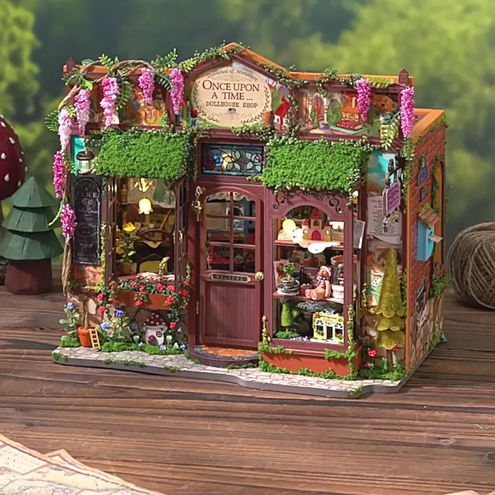 Load video: Fairy-Tale Wonderhouse DIY Miniature House Kit