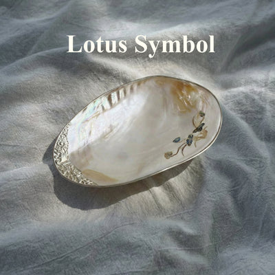 Giant Mother of Pearl Seashell Dish - Handcrafted 1 PC